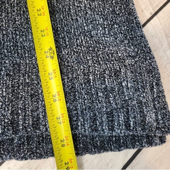 Orvis Chenille Tunic V-Neck Sweater Marled Navy Blue Womens Size XS - Picture 8 of 12